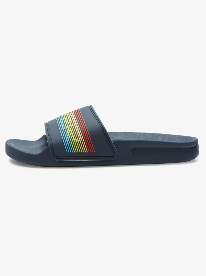 Boys Quiksilver Sandals Boy039s 816 Rivi Wordmark Slide Sandals Blue 2 Boys Quiksilver Sandals Boy039s 816 Rivi Wordmark Slide Sandals Blue 2