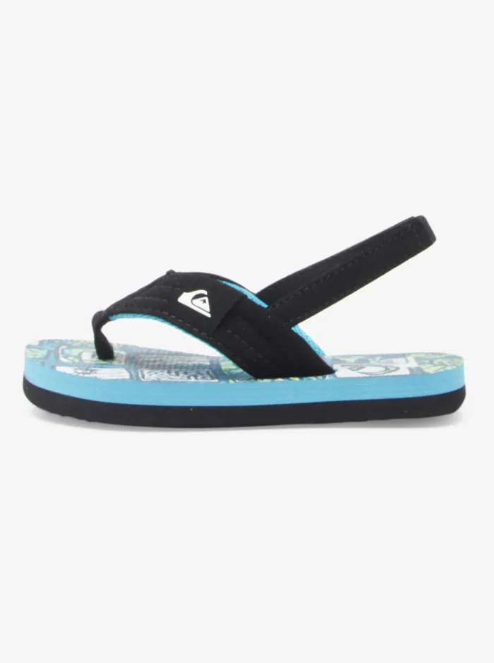 Boys Quiksilver Sandals Toddler039s Molokai Layback Sandals Blue 4 Boys Quiksilver Sandals Toddler039s Molokai Layback Sandals Blue 4