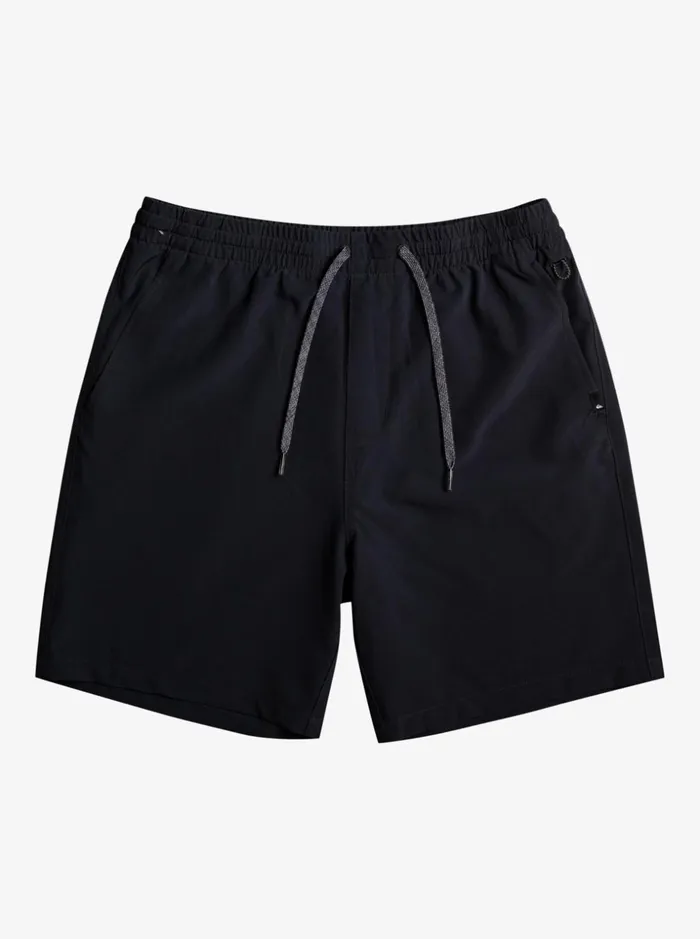 Boys Quiksilver Shorts Boy039s 27 Ocean Elastic Waist 14034 Amphibian Boardshorts Black