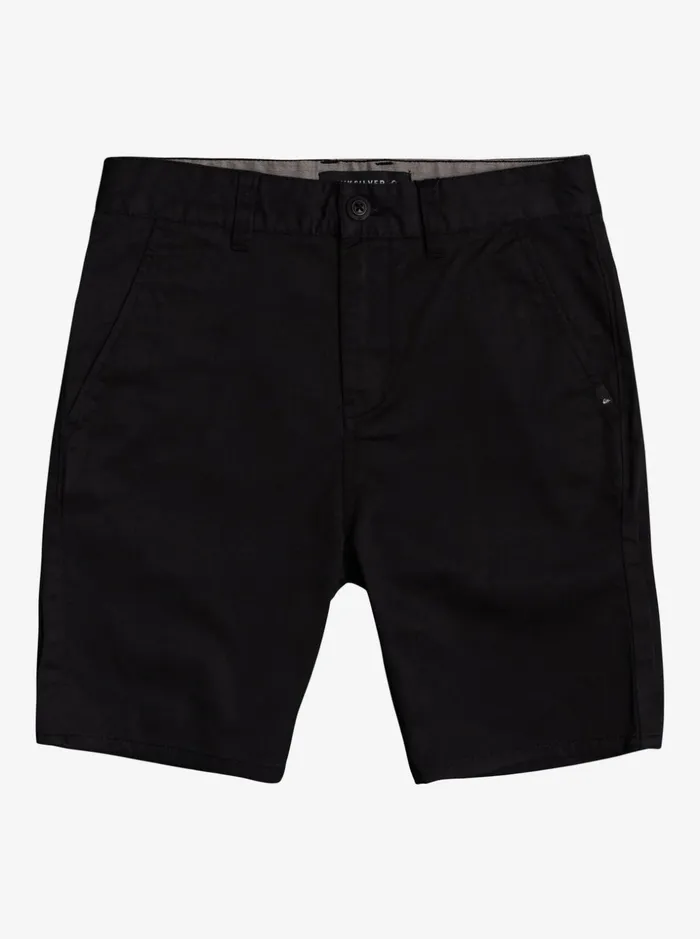 Boys Quiksilver Shorts Boy039s 816 New Everyday Union Stretch Chino Shorts Black