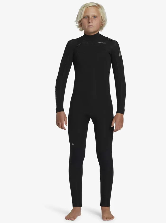 Boys Quiksilver Wetsuits Boy039s 816 43mm Prologue Back Zip Wetsuit Black