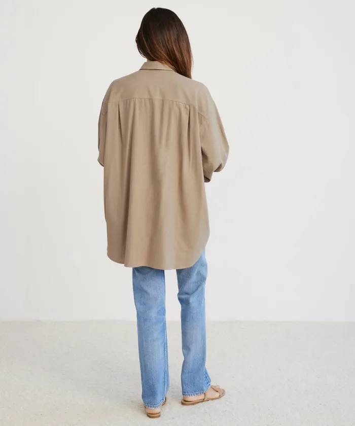 ButtonUps Women Jenni Kayne Relaxed Oversized Shirt Hazel