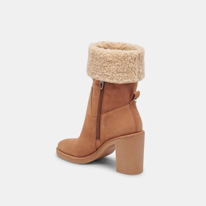 Caddie Plush Boots Praline Nubuck Women Dolce Vita Boots and Booties