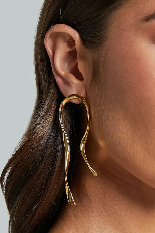 Caleb Drop Earrings In Gold Women Showpo Earrings