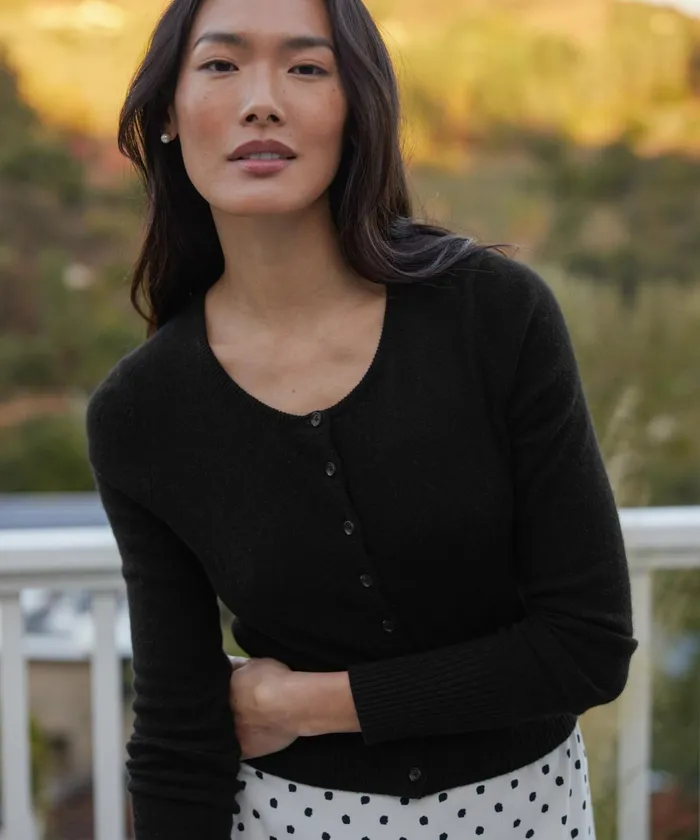 Cardigans Women Jenni Kayne Cashmere Finley Cardigan Black
