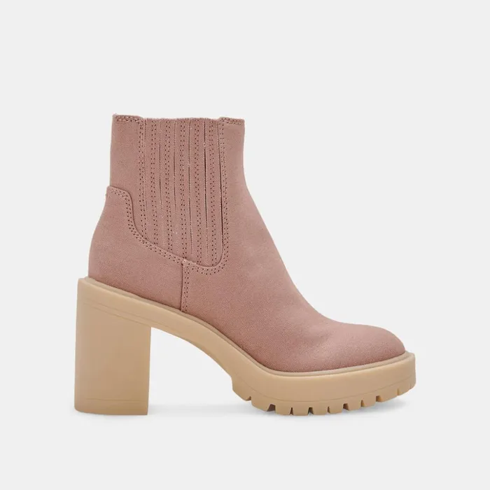 Caster Booties Cafe Canvas Women Dolce Vita Boots and Booties