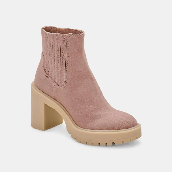 Caster Booties Cafe Canvas Women Dolce Vita Boots and Booties