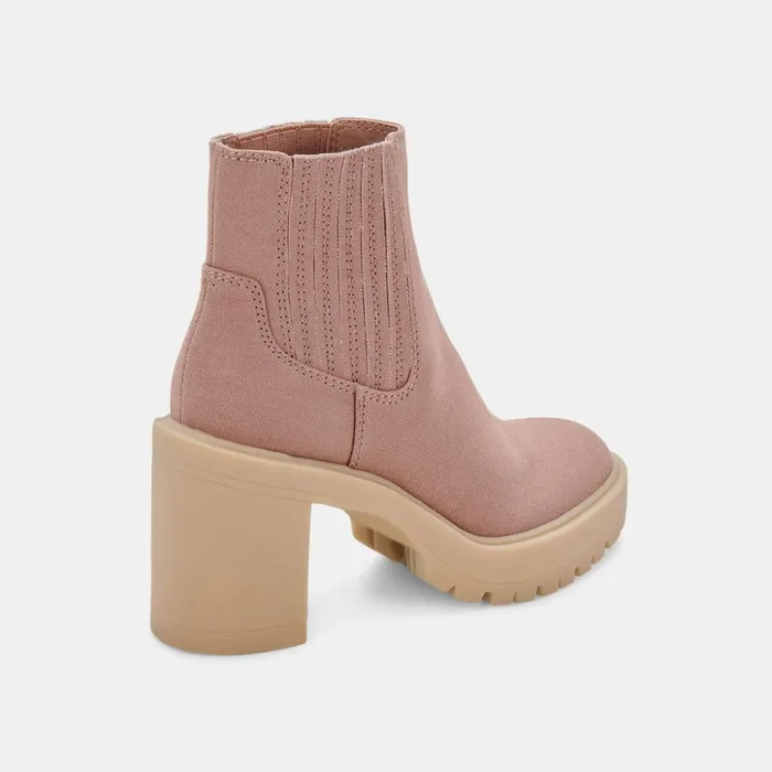 Caster Booties Cafe Canvas Women Dolce Vita Boots and Booties