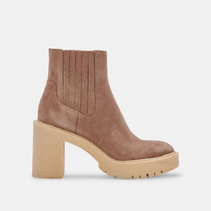Caster H2O Booties Suede Mushroom Women Dolce Vita Boots and Booties