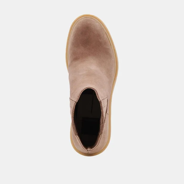 Caster H2O Booties Suede Mushroom Women Dolce Vita Boots and Booties