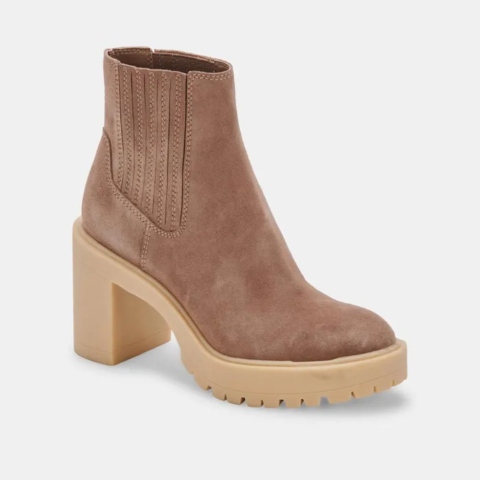 Caster H2O Booties Suede Mushroom Women Dolce Vita Boots and Booties