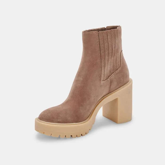 Caster H2O Booties Suede Mushroom Women Dolce Vita Boots and Booties