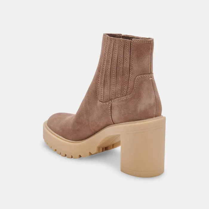 Caster H2O Booties Suede Mushroom Women Dolce Vita Boots and Booties
