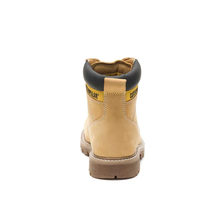 Cat Footwear Boots Men039s Second Shift Steel Toe Work Boot Honey Nubuck 8211 Men