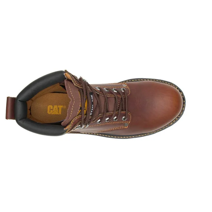 Cat Footwear Boots Men039s Second Shift Steel Toe Work Boot Tan 8211 Men