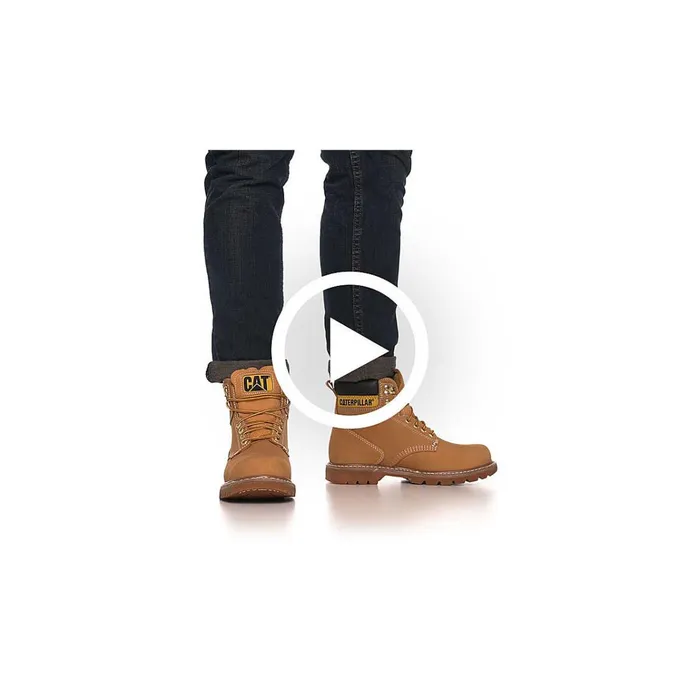 Cat Footwear Boots Men039s Second Shift Work Boot Tan 8211 Men
