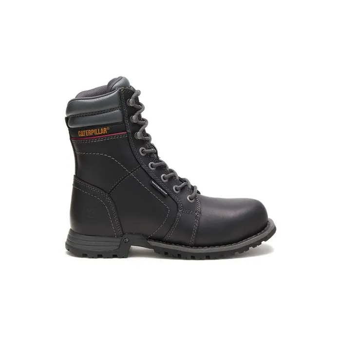 Cat Footwear Boots Women039s Echo Waterproof Steel Toe Work Boot Black 8211 Women