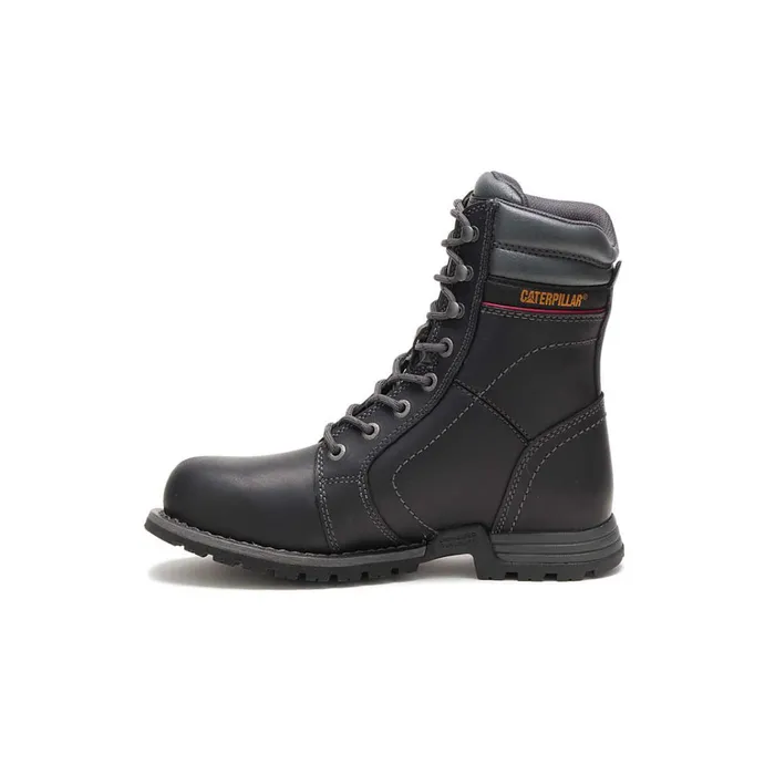 Cat Footwear Boots Women039s Echo Waterproof Steel Toe Work Boot Black 8211 Women