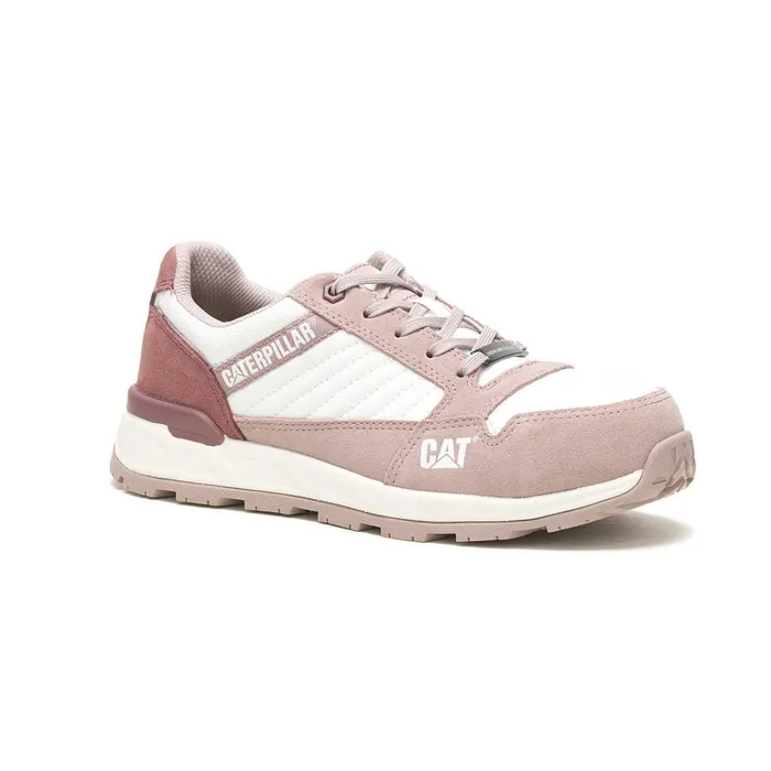 Cat Footwear Lightweight Women039s Venward Composite Toe Work Shoe Barkrose Taupe 8211 Women