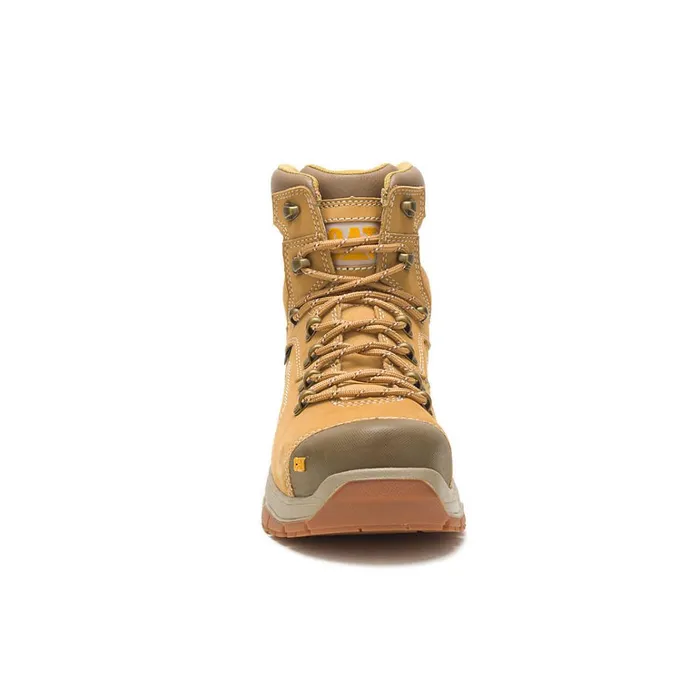 Cat Footwear Steel Toe Men039s Diagnostic 20 Waterproof Steel Toe Work Boot Honey Reset 8211 Men