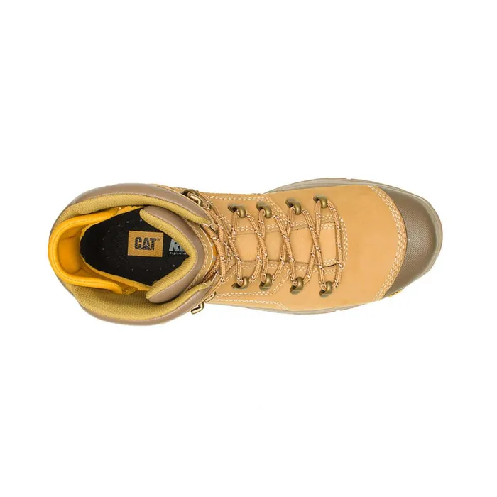Cat Footwear Steel Toe Men039s Diagnostic 20 Waterproof Steel Toe Work Boot Honey Reset 8211 Men