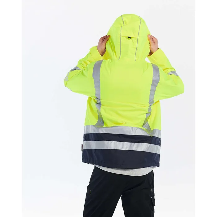 Cat Footwear Tops and Outerwear Men039s HiVis Rain Jacket Hivis Yellow 8211 Men
