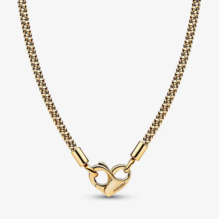 Chain Necklaces Women Pandora Online Moments Studded Chain Necklace Gold Plated