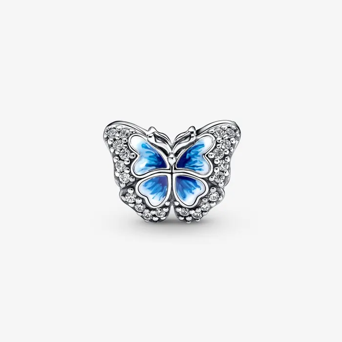 Charm Bracelets Women Pandora Sparkling Butterfly Charm And Bracelet Gift Set