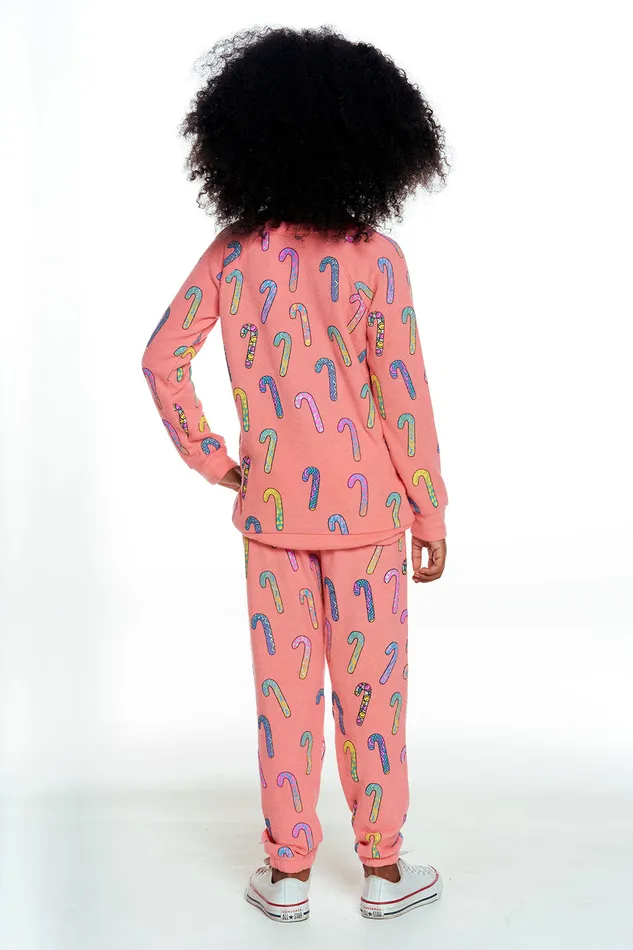 Chaser Brand Bottoms Girls Neon Candy Cane Pants Chaser Brand Bottoms Girls Neon Candy Cane Pants