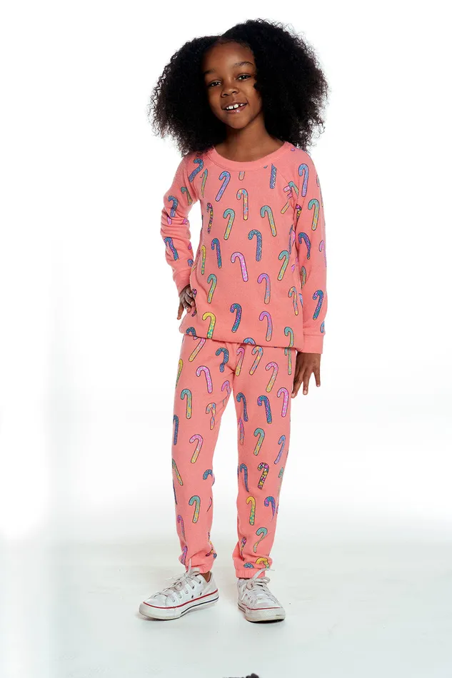 Chaser Brand Bottoms Girls Neon Candy Cane Pants Chaser Brand Bottoms Girls Neon Candy Cane Pants