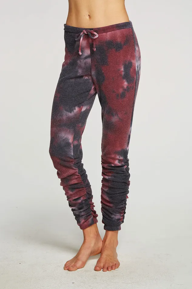 Chaser Brand Bottoms Womens Rpet Love Rib Shirred Jogger
