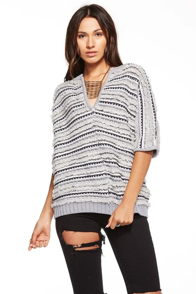 Chaser Brand Outerwear Womens HI LO DOLMAN PULLOVER SWEATER
