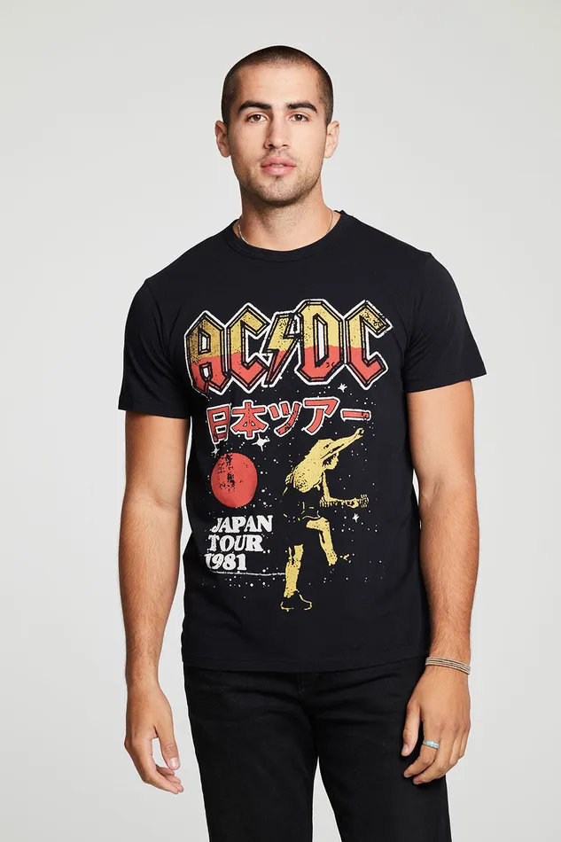 Chaser Brand Tops Mens ACDC Japan Tour