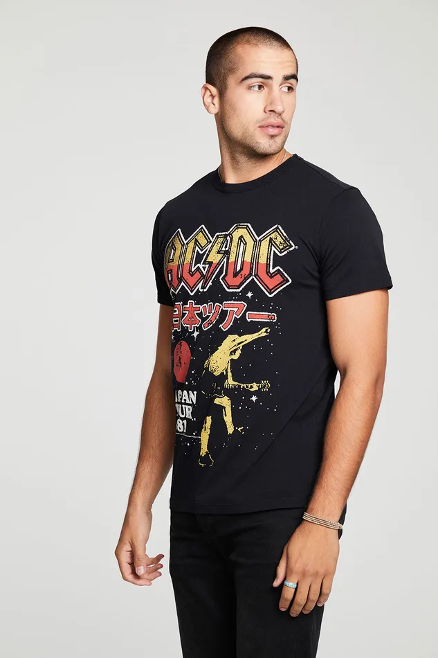 Chaser Brand Tops Mens ACDC Japan Tour