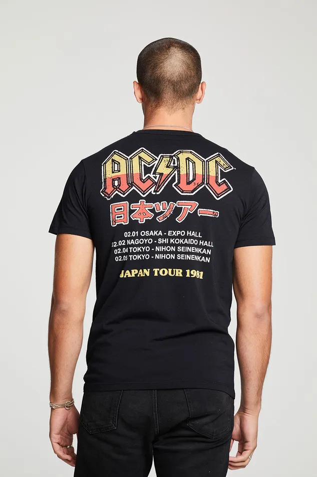 Chaser Brand Tops Mens ACDC Japan Tour