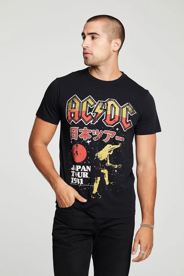 Chaser Brand Tops Mens ACDC Japan Tour