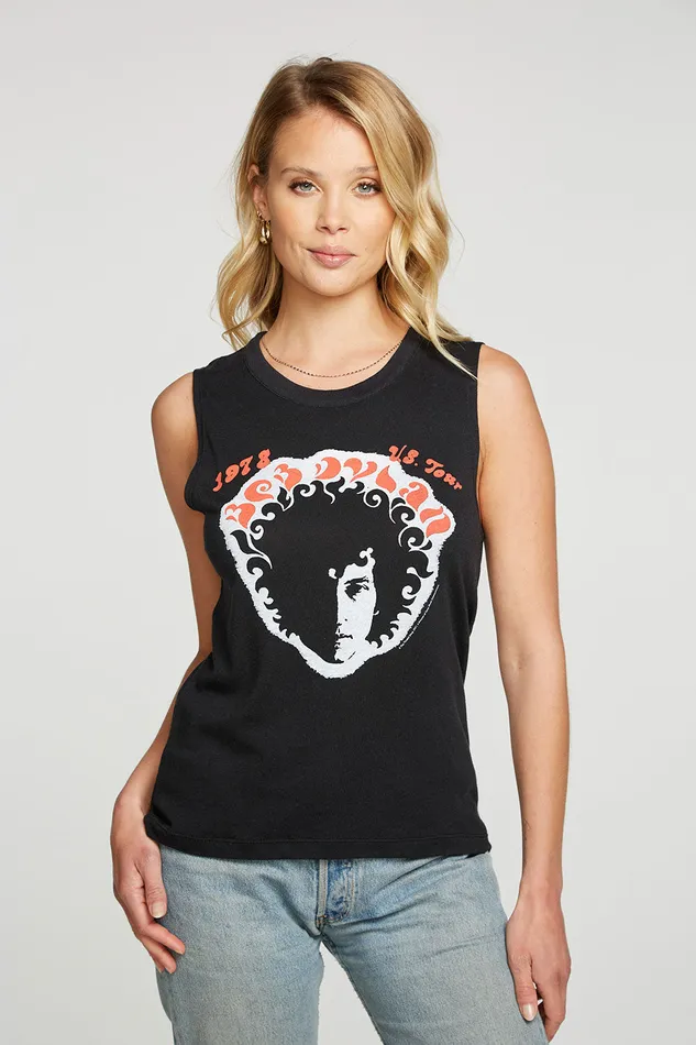 Chaser Brand Tops Womens Bob Dylan 1978 US Tour