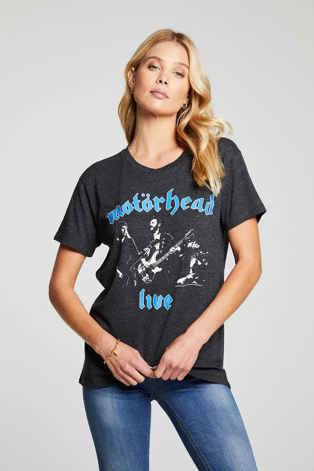 Chaser Brand Tops Womens Motorhead Live