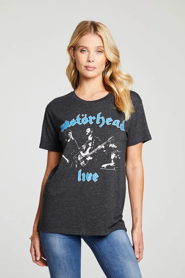 Chaser Brand Tops Womens Motorhead Live