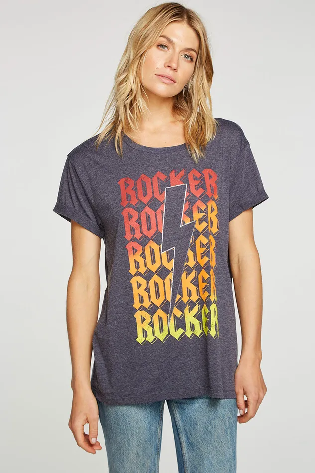 Chaser Brand Tops Womens Rocker Bolt