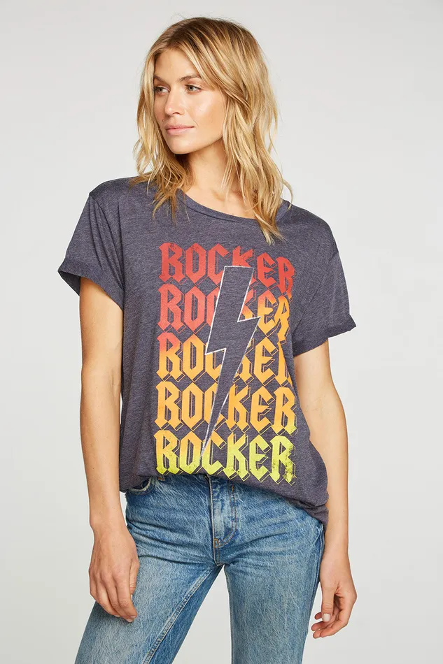 Chaser Brand Tops Womens Rocker Bolt