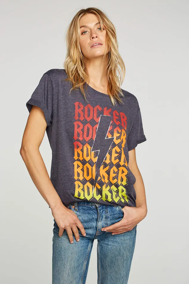 Chaser Brand Tops Womens Rocker Bolt