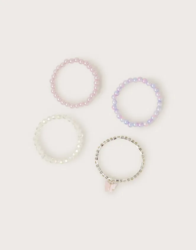 Children 4Pack Beaded Bracelets Monsoon Girls039 Jewellery