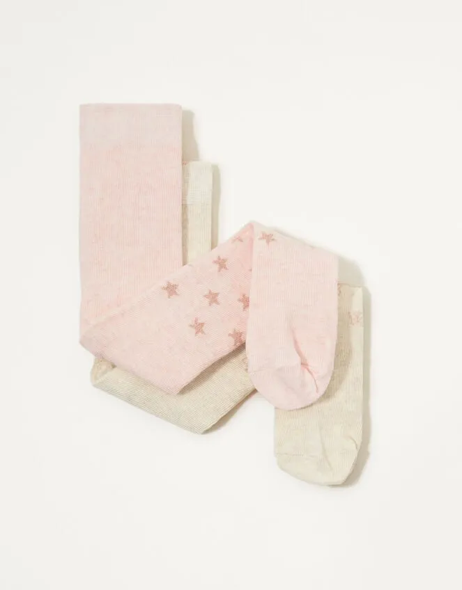 Children Baby Butterfly And Star Tight Twinset Multi Monsoon Girls039 Tights and Socks
