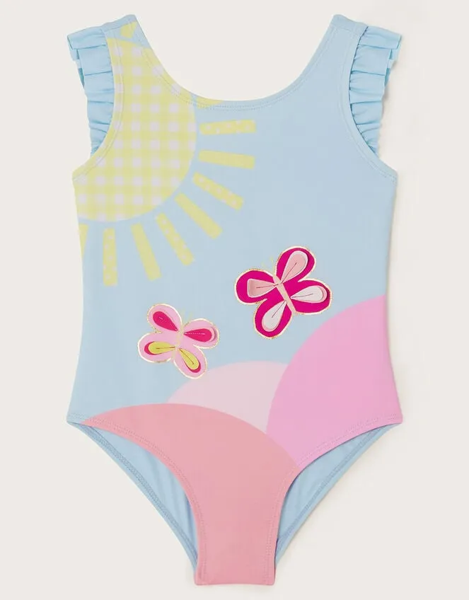 Children Baby Sunshine Swimsuit Blue Monsoon Beachwear and Swimwear