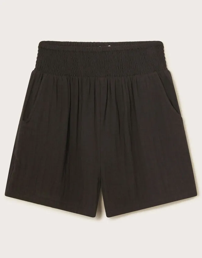 Children Cheesecloth Shorts Black Monsoon Beachwear and Swimwear