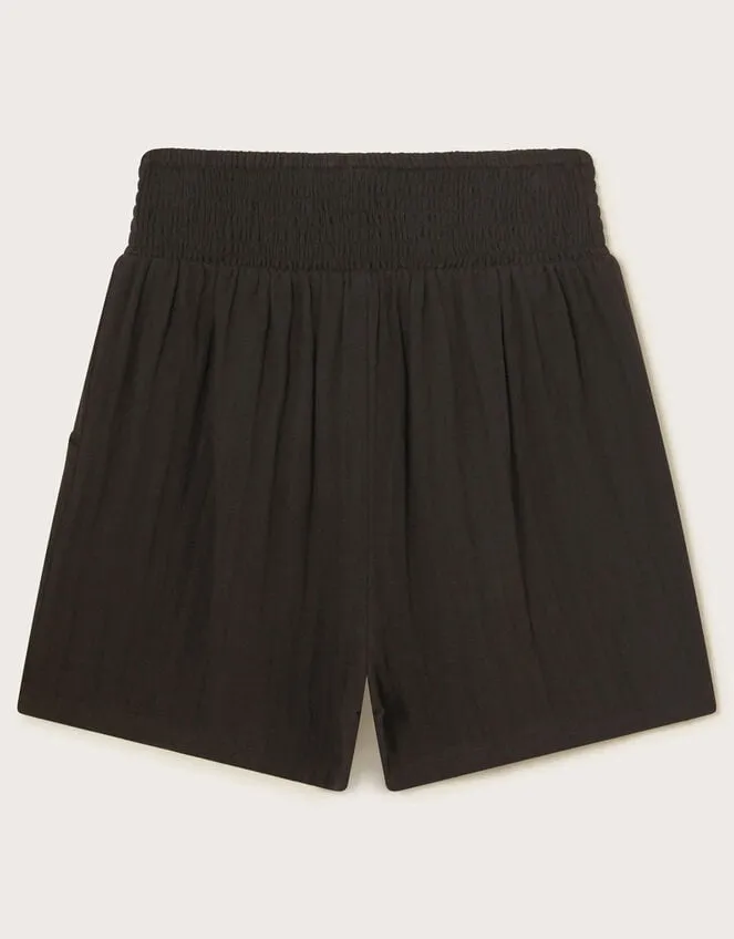 Children Cheesecloth Shorts Black Monsoon Beachwear and Swimwear