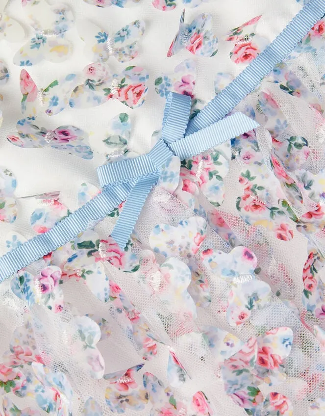 Children Confetti 3d Petal Dress Ivory Monsoon Dresses