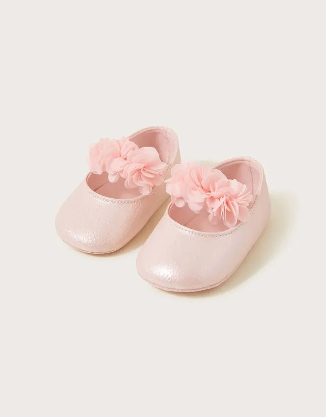 Children Corsage Booties And Bando Set Pink Monsoon Partywear