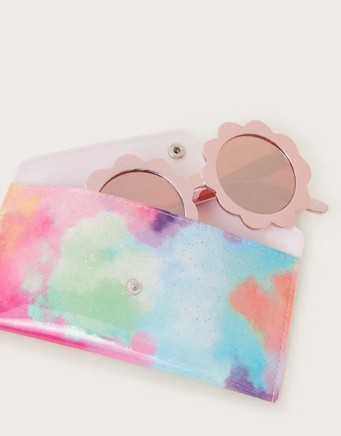 Children Flower Sunglasses With Case Monsoon Hats and Sunglasses